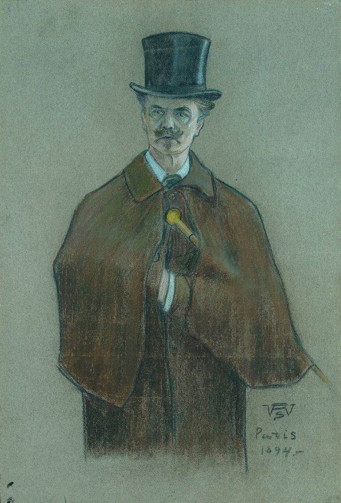 Portrait of august strindberg, 1894