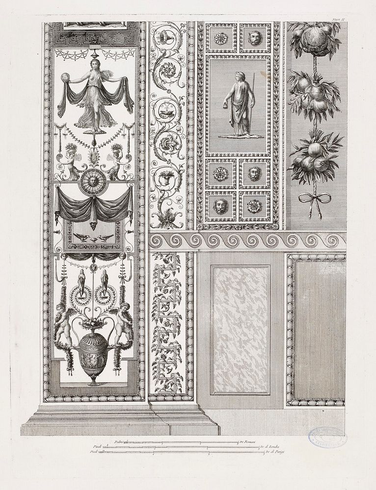 Salkusta: architettura ed ornati della loggia del vaticano, 1783