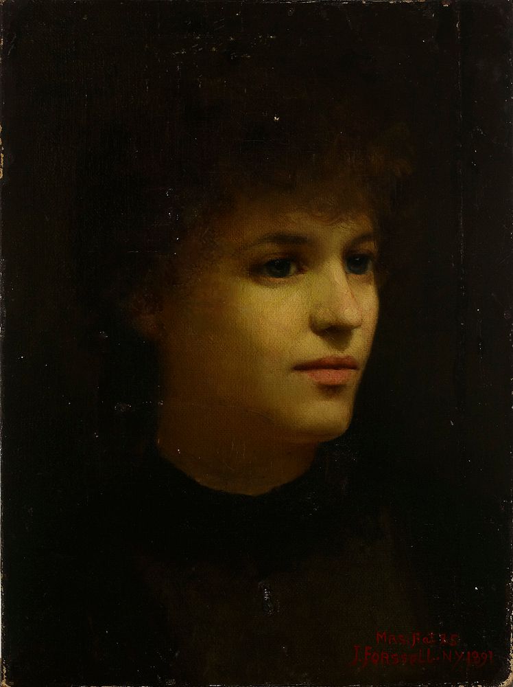 Portrait of the artist's wife, 1891