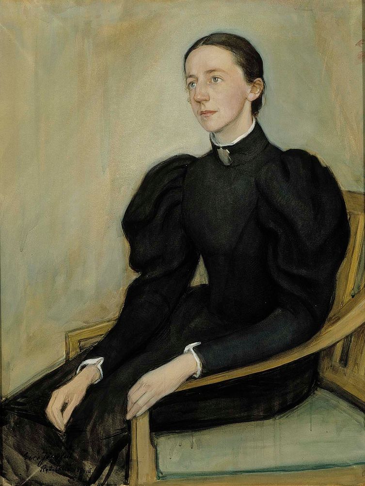 Portrait of mathilda wrede, 1896