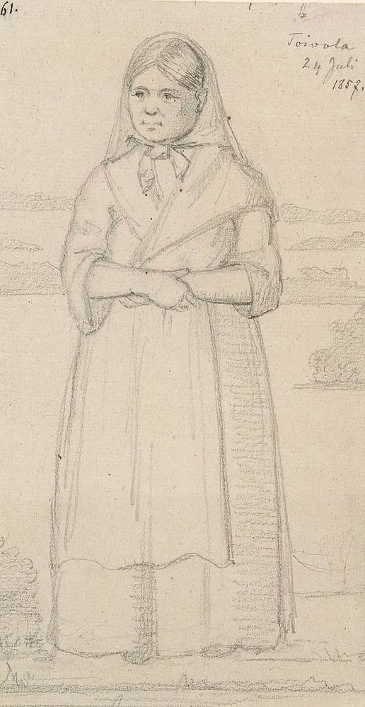 Tyttö toivolasta, 1857