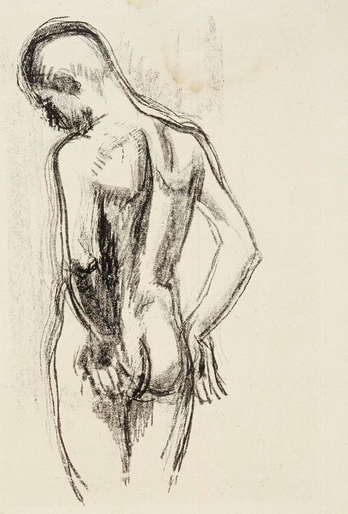Nude boy by Magnus Enckell