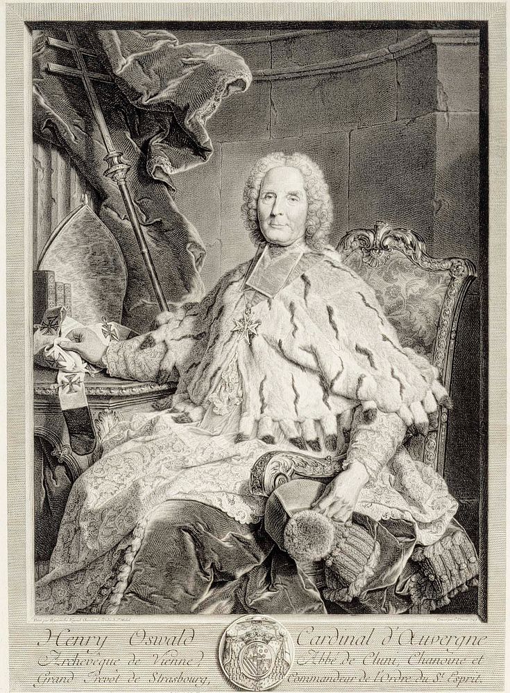 Kardinaali henry d'auvergne, 1749