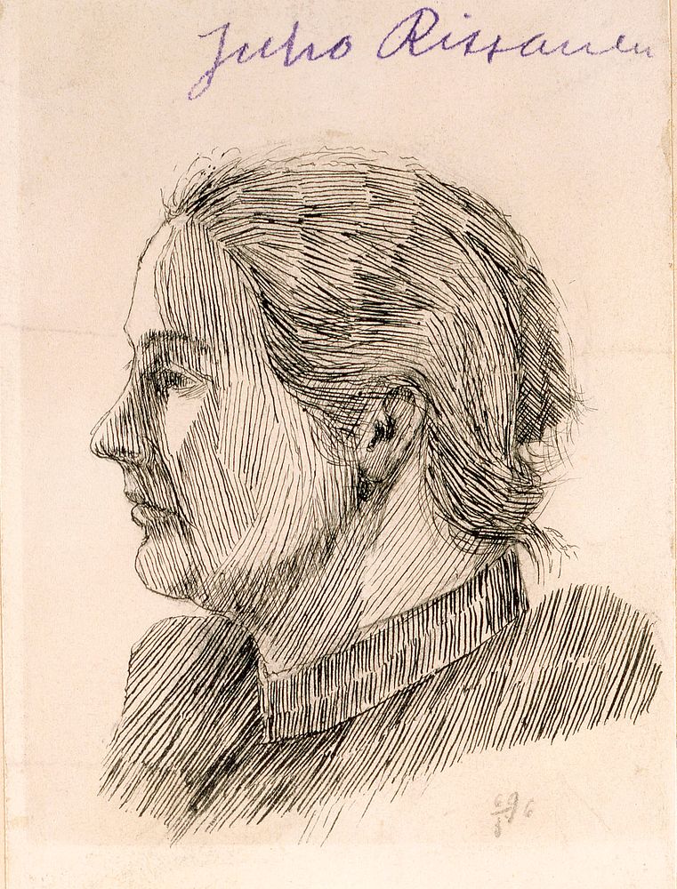 Woman in profile, 1896
