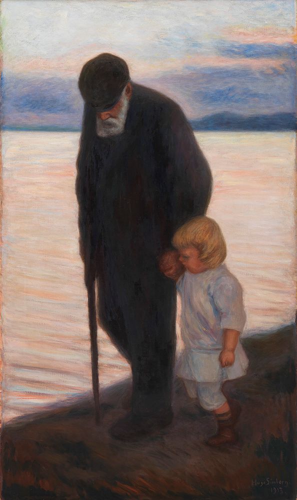 Towards the evening, 1913 by Hugo Simberg