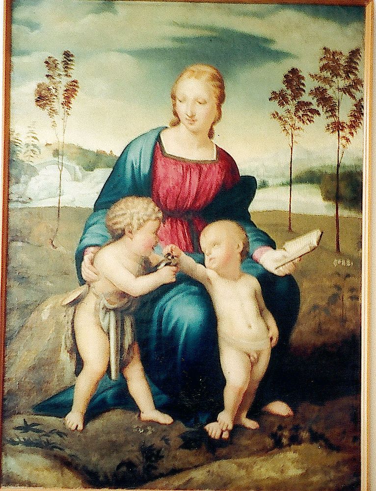 Madonna del cardellino, copy after raphael (raffaello sanzio), 1807 - 1884