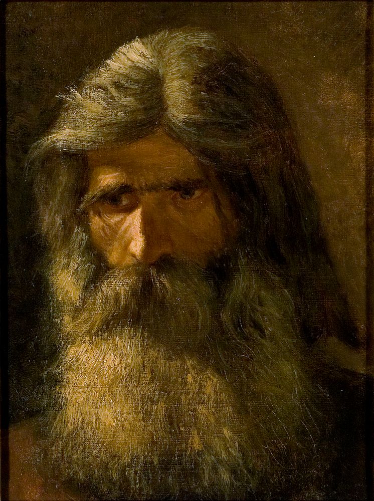 Portrait of a bearded man, 1862