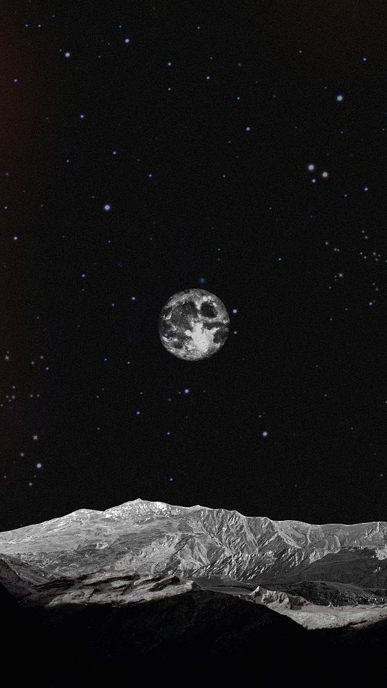 Dark night sky iPhone wallpaper Premium Photo rawpixel