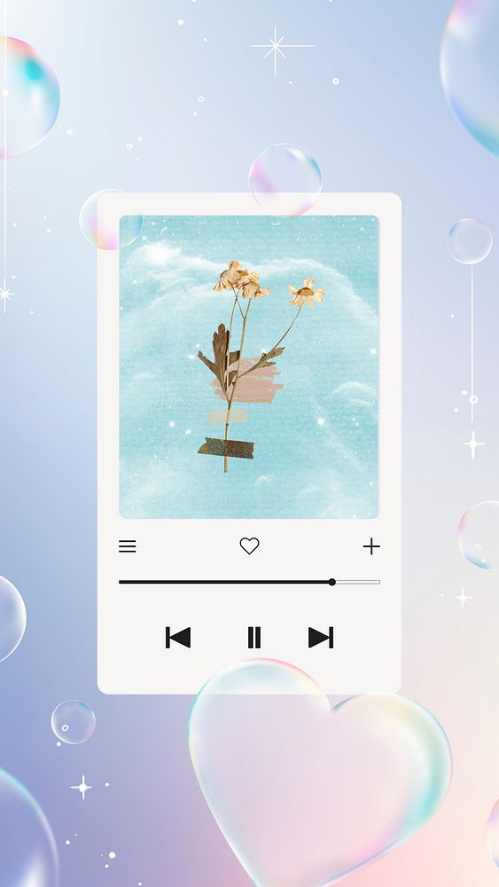 Aesthetic song playlist iPhone wallpaper | Premium Photo - rawpixel