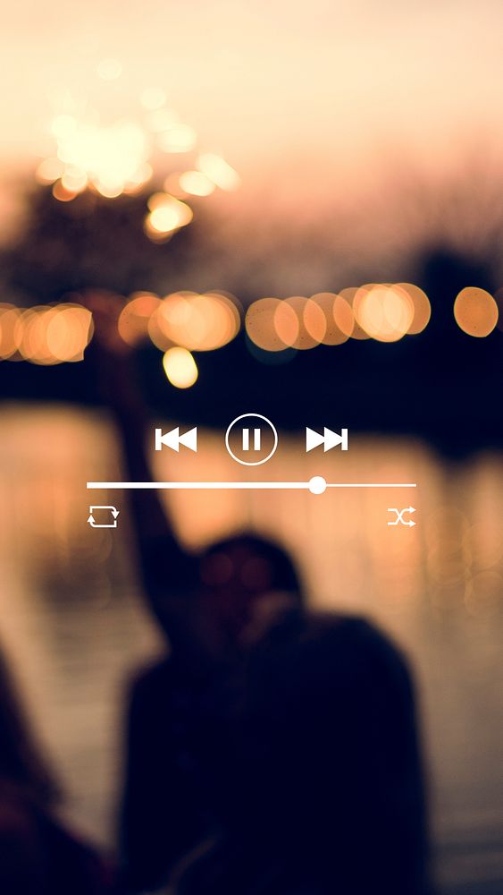 Aesthetic sunset playlist iPhone Premium Photo rawpixel