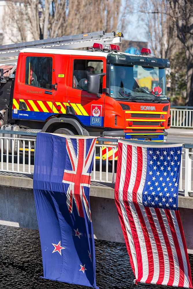 9/11 Memorial Service in Christchurch on September 11, 2016.