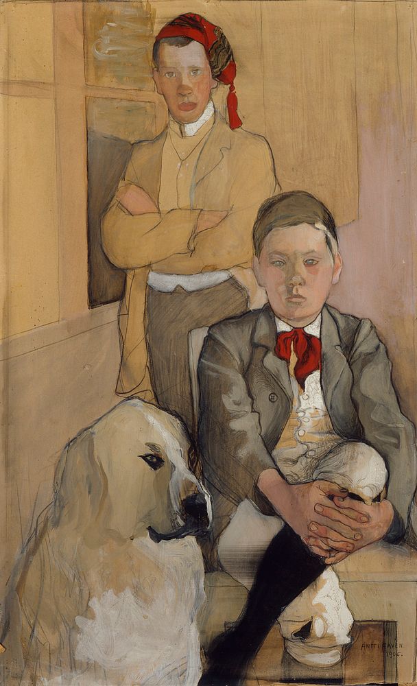 Family portrait, 1905, Antti Favén