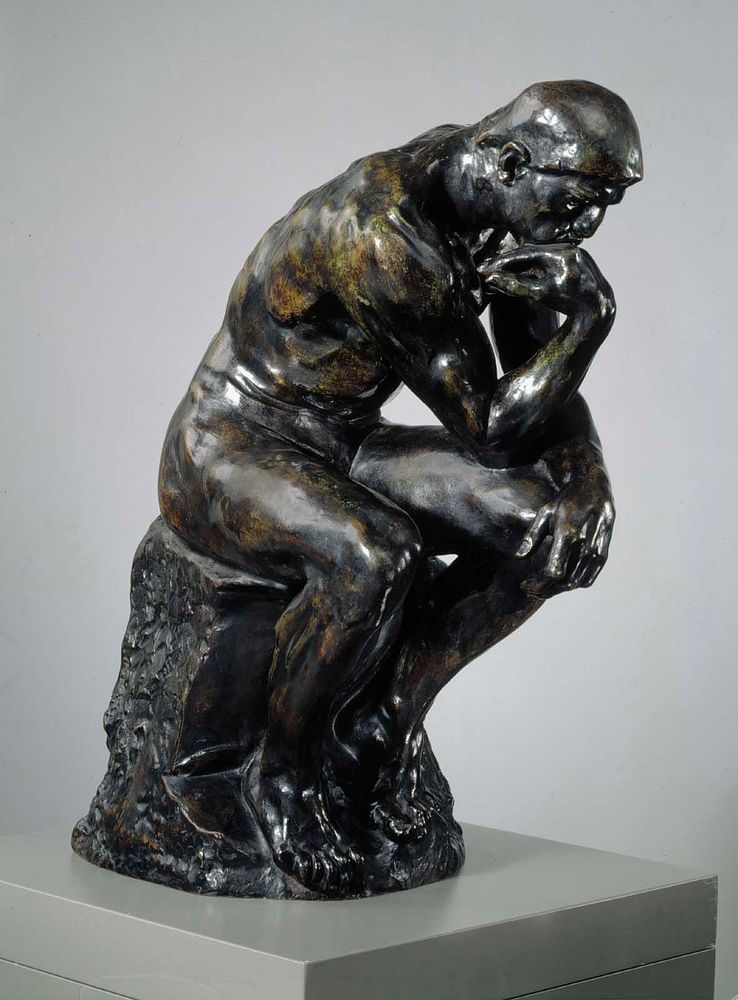 The thinker, 1964, Auguste Rodin