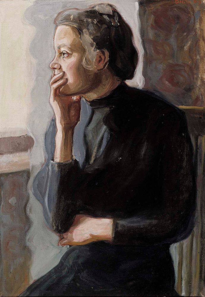 At the window, 1909, Yrjö Ollila