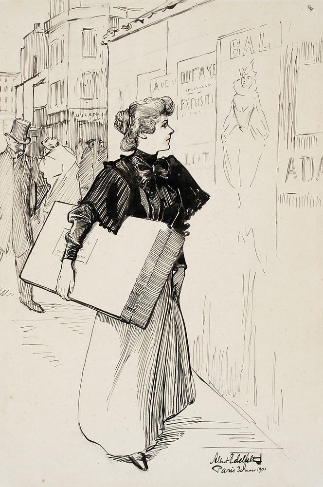 Pariisitar, 1901, by Albert Edelfelt