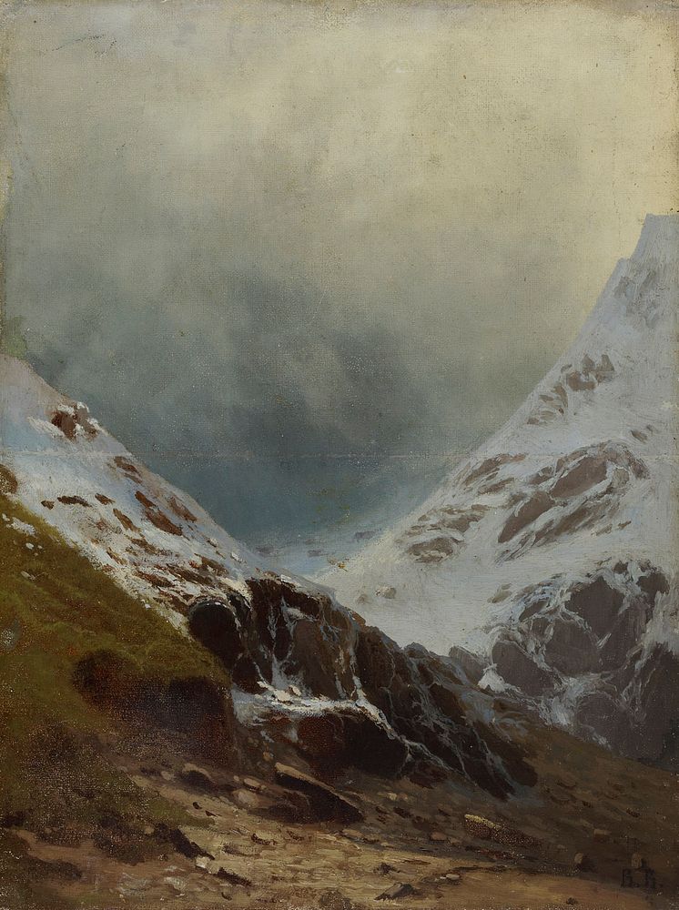 Snowy mountainsides, 1875 - 1904, Vasili Verestshagin
