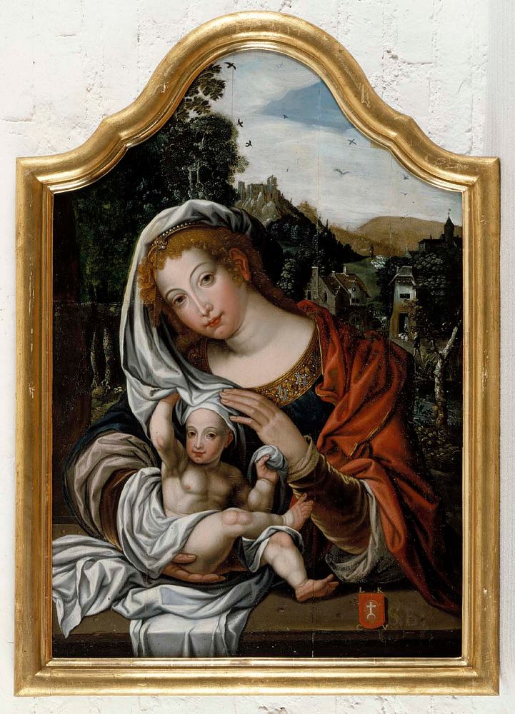 Virgin and child, 1550 - 1599, Jan Gossaert