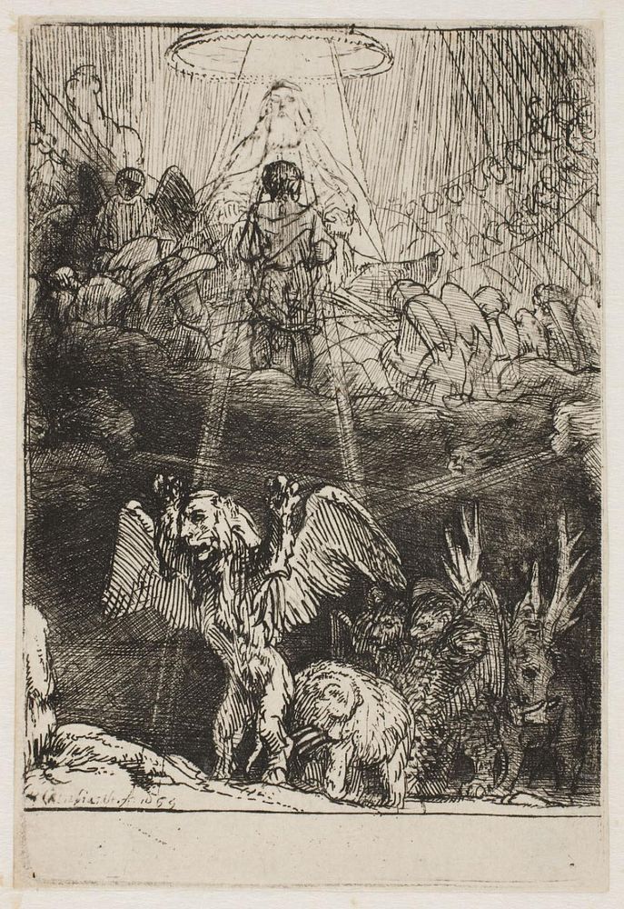 Daniel's view Rembrandt van Rijn | Free Photo - rawpixel