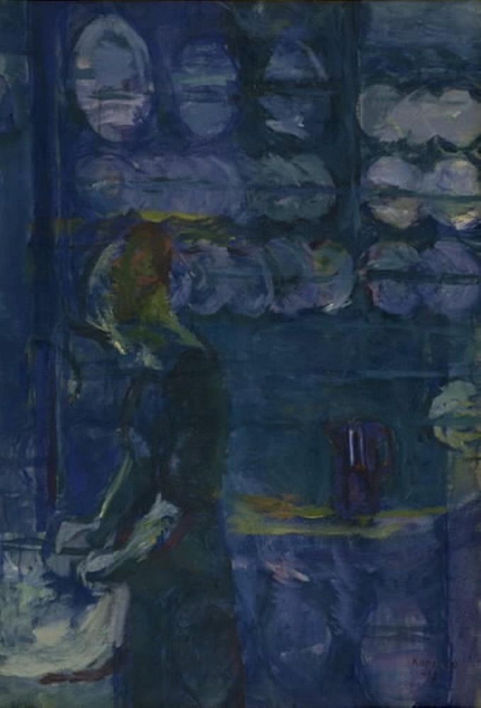 The blue kitchen by Ludvig Karsten