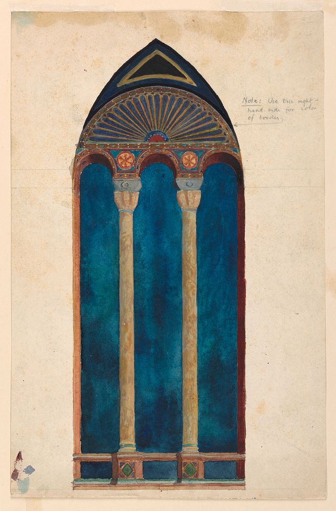 Design for a Window for the Paulist Fathers' Church, John La Farge