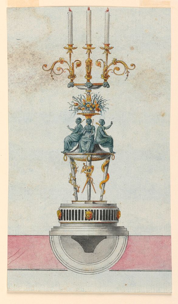 Design for a Candlestick, Luigi Righetti