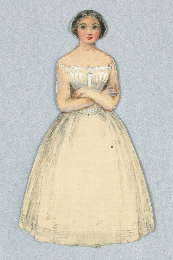 Paper Doll in Petticoats