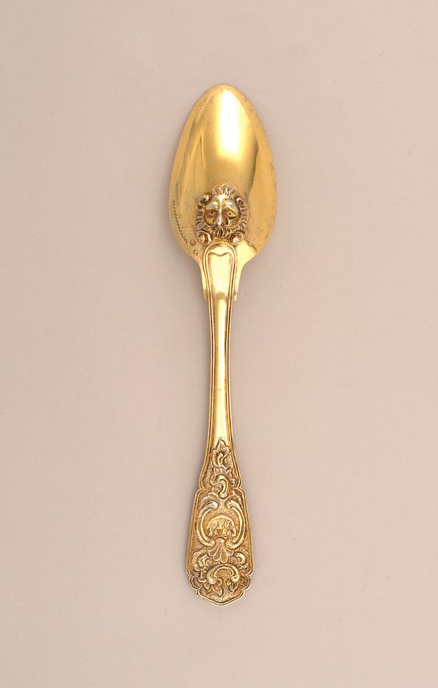 Spoon with Lion's Head (with Fork and Knife)