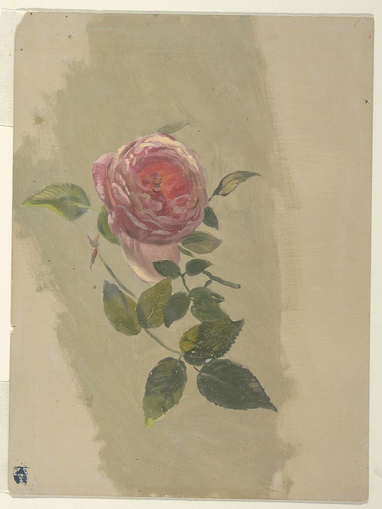 A Rose Bough, Frederic Edwin Church