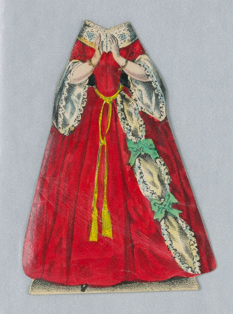 Jenny Lind Paper Doll Costume, Valentine from the opera "Die Hugenotten" (The Huguenots)