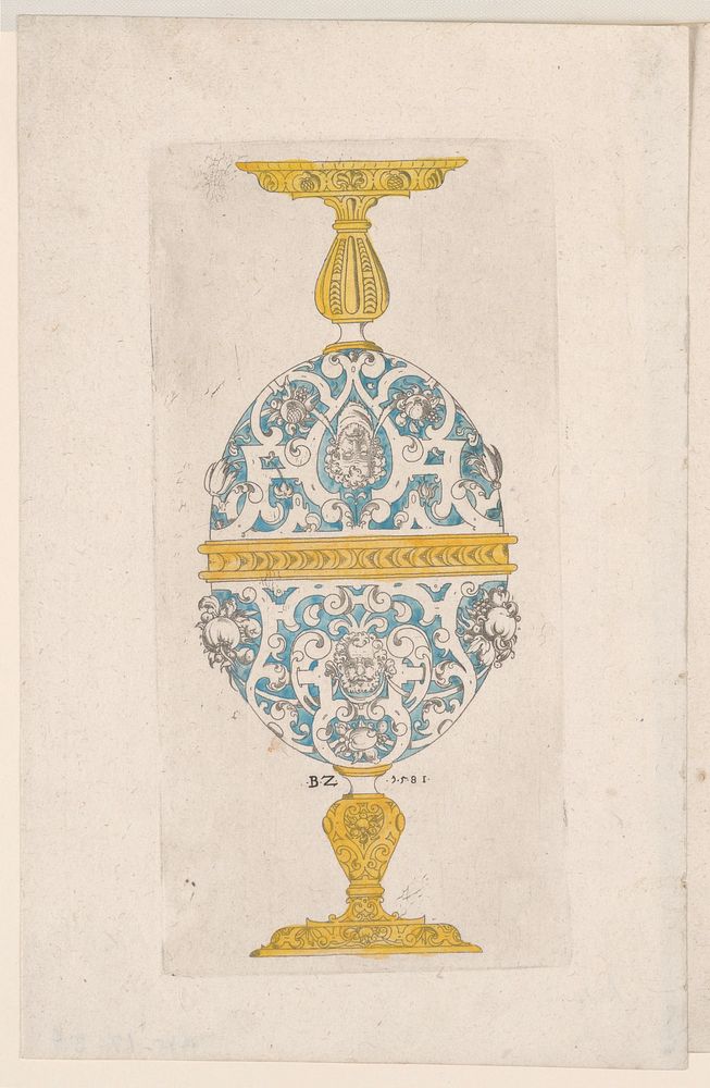 Double Goblet, from the series Allerley Gebuntznierte Fisirungen, Bernhard Zan