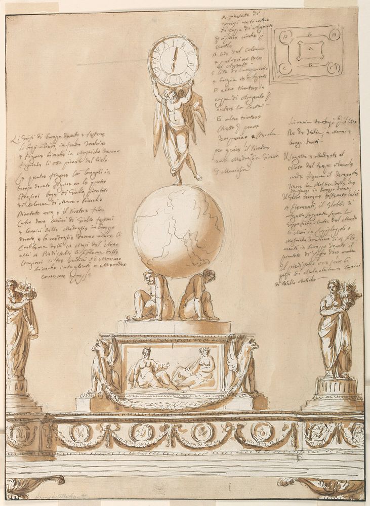 Inkstand for the Viceroy Eugène de Beauharnais of Italy, Giuseppe Barberi