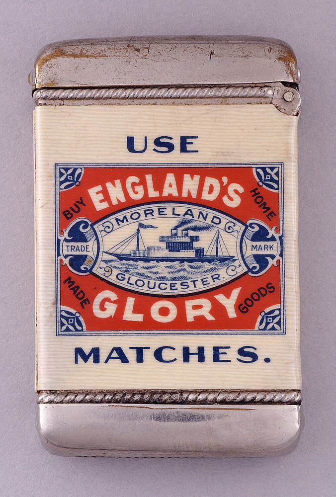 Advertisement for "England's Glory Matches, S.J. Moreland & Sons"