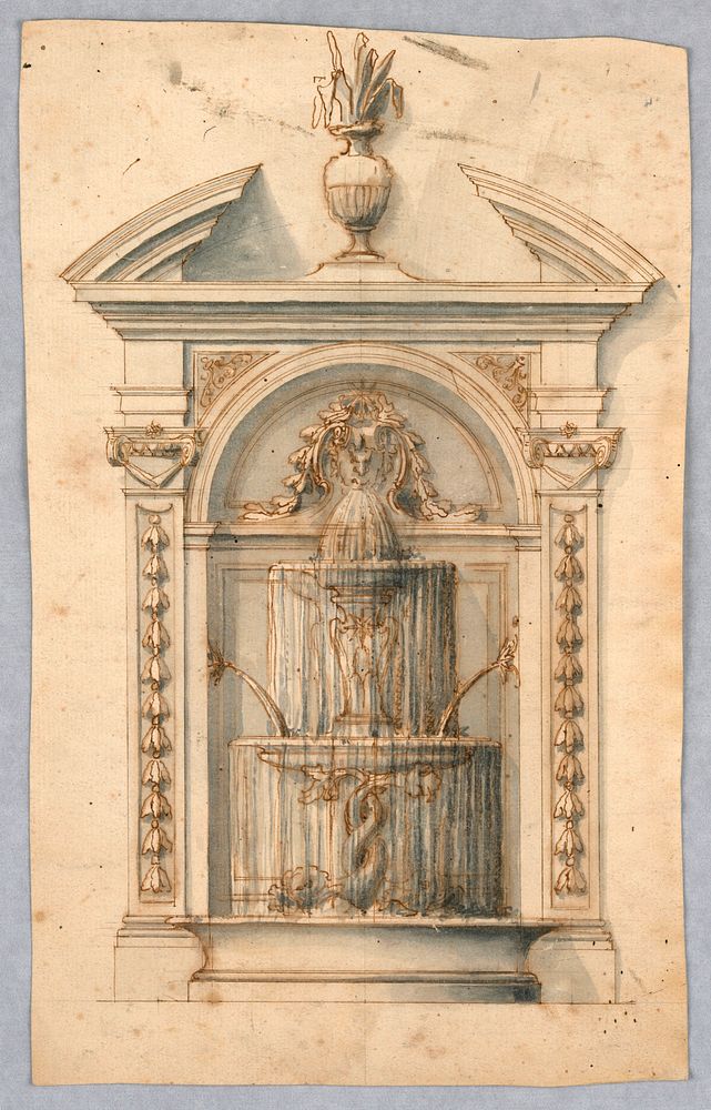 Elevation of a Fountain