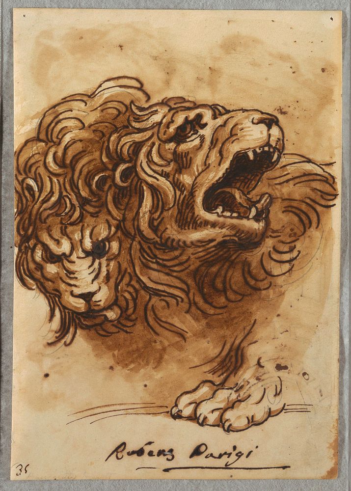 Two Lion's Heads, Felice Giani