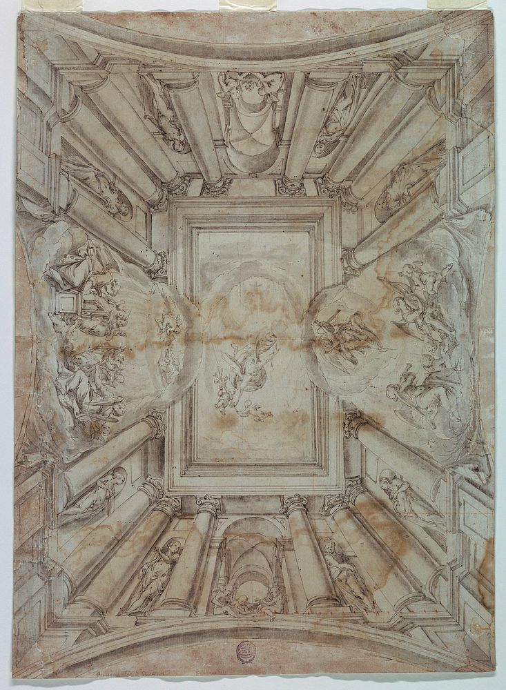 Project for a Painted Ceiling, Cesare Sermei
