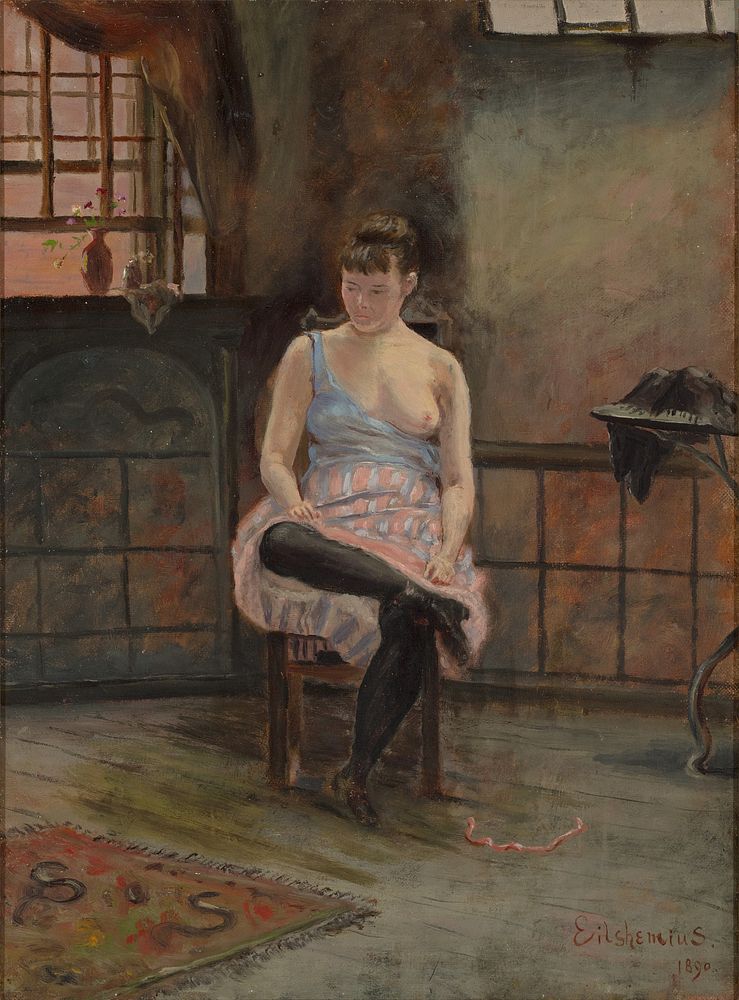 Figure Seated, Louis Eilshemius