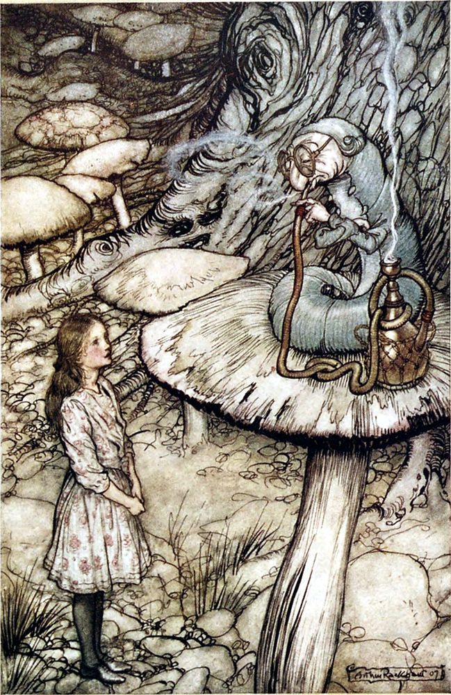 Alice's adventures in Wonderland (1916) by Arthur Rackham 