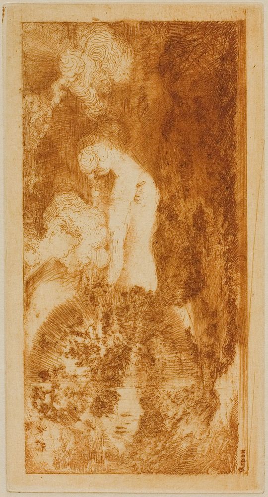 Bather by Odilon Redon