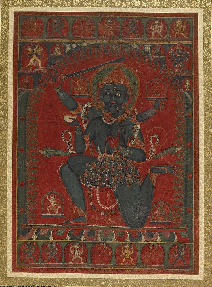 Mandala of Achala Chandamaharoshana (16th century) by Nepalese