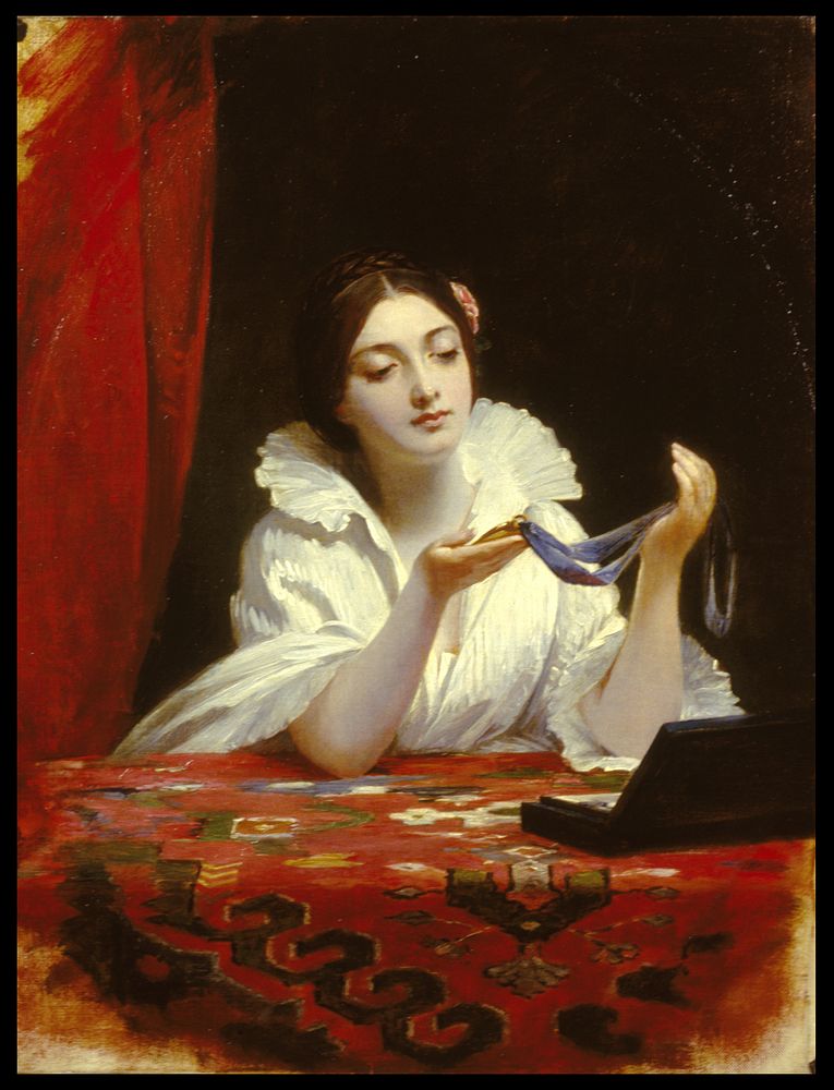 The Miniature (1794-1859) by Charles Robert Leslie