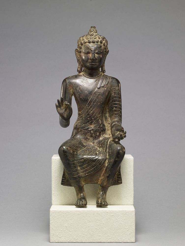 Seated Buddha (ca. 8th century (Dvaravati)) by Thai