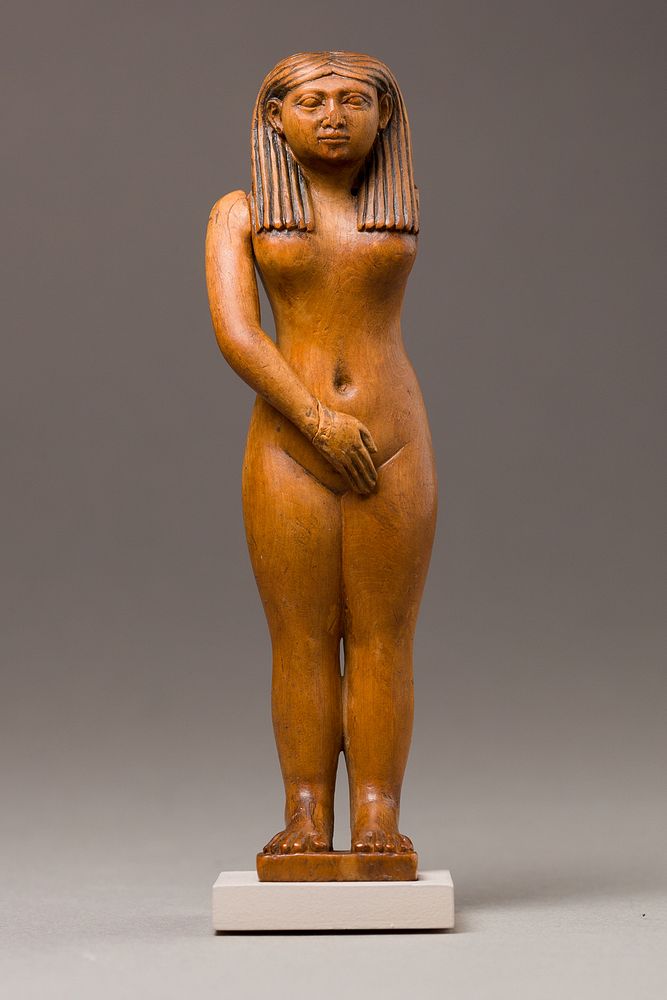 Statuette of a nude woman with moveable arms, one missing