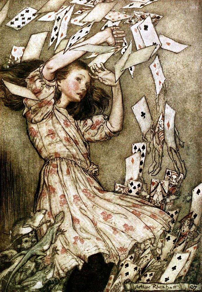 Alice's adventures in Wonderland (1916) by Arthur Rackham