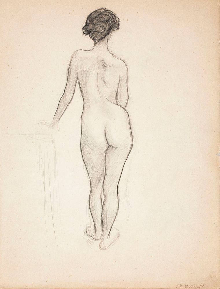 Alaston nainen, 1904 by Hugo Simberg