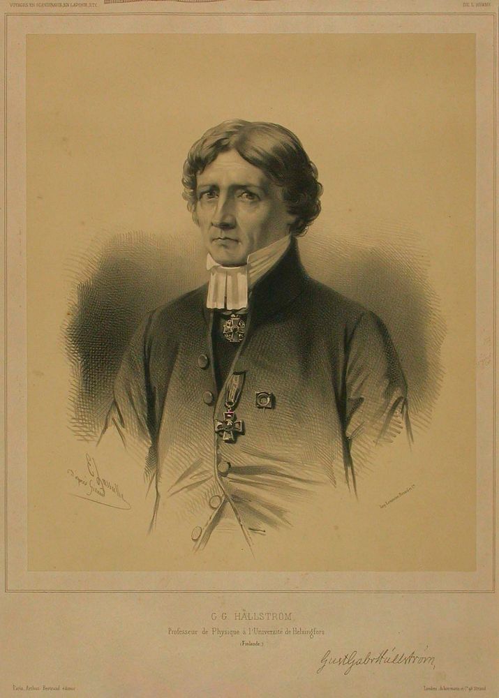 Portrait of professor g.g. hallstrom, after pierre fr. giraud