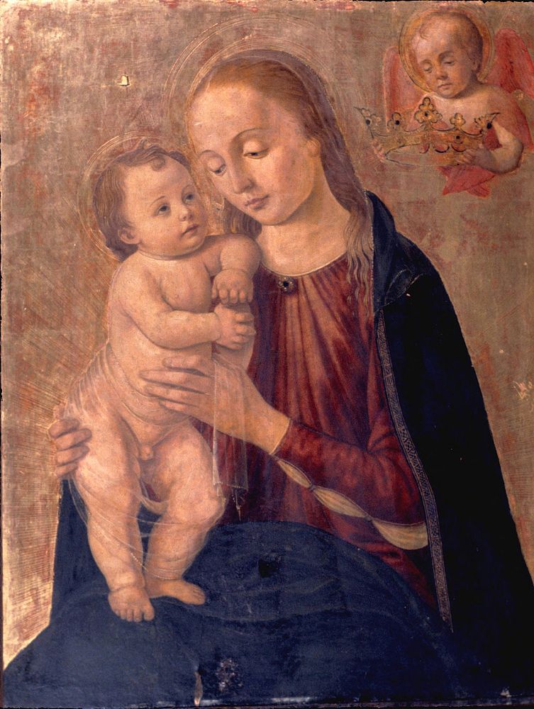 Biagio di Antonio - Madonna and Child with Cherub - Princeton University Art Museum