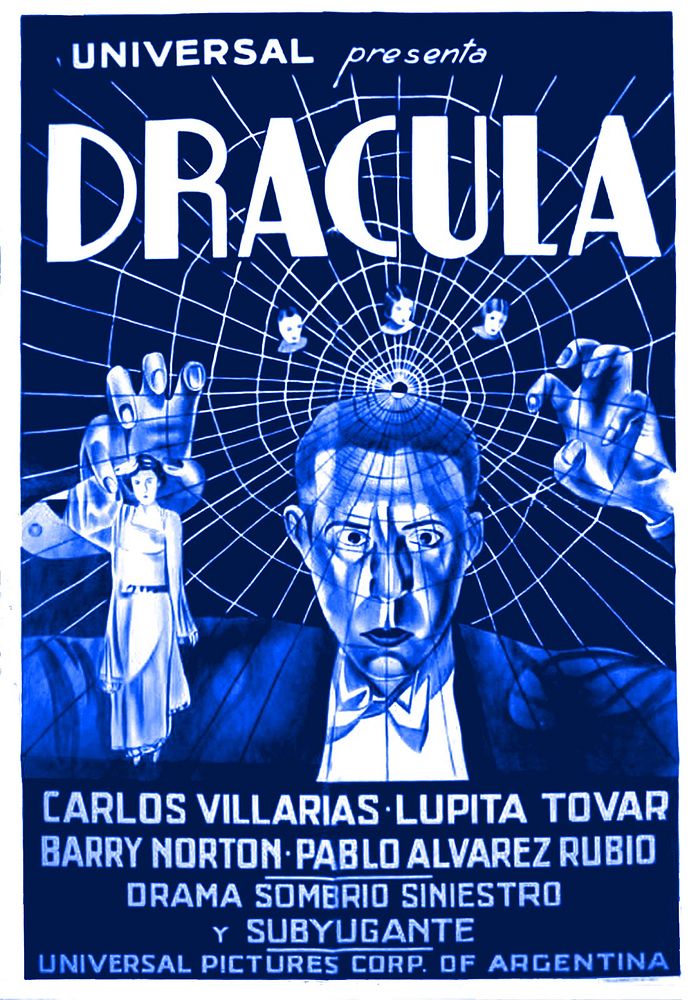 Theatrical release poster for the 1931 Spanish-language film Dracula, an adaptation of Bram Stoker's 1897 novel of the same…
