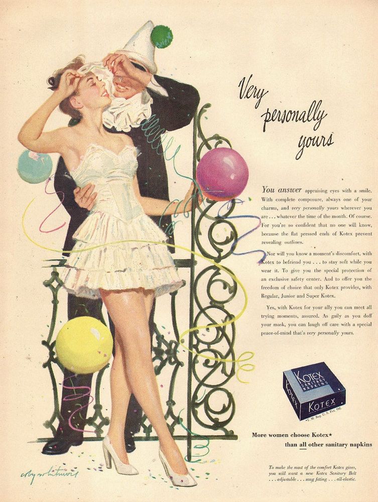 Coby Whitmore - Very personally yours - Kotex 1950