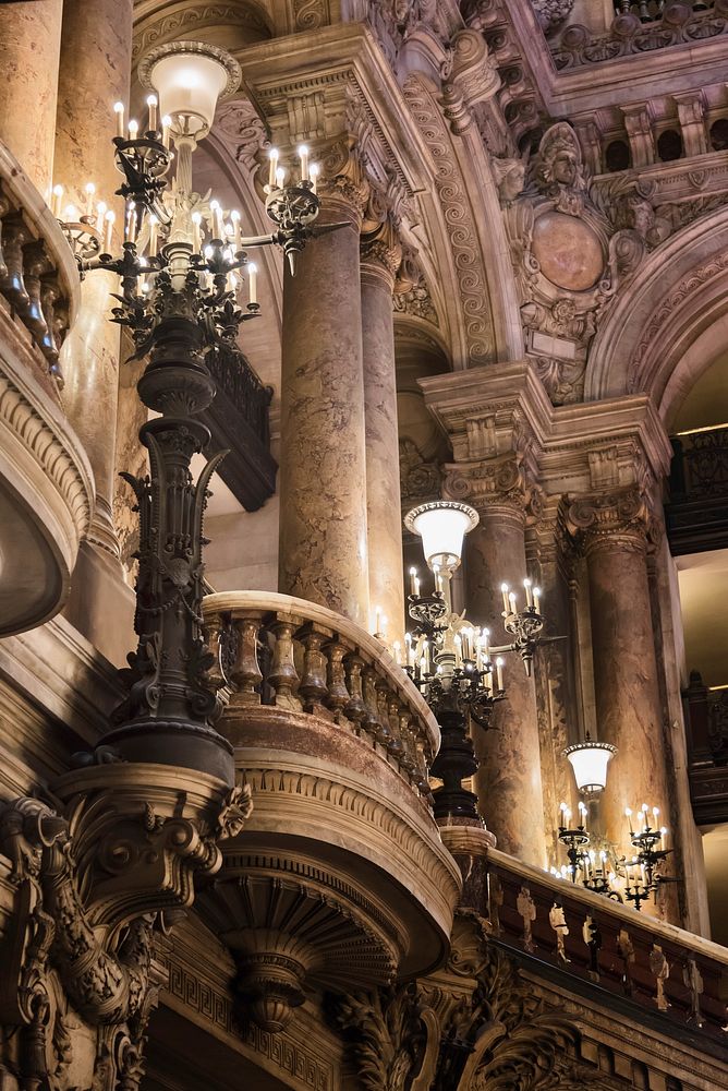 Interior of the Palais Garnier, Paris.