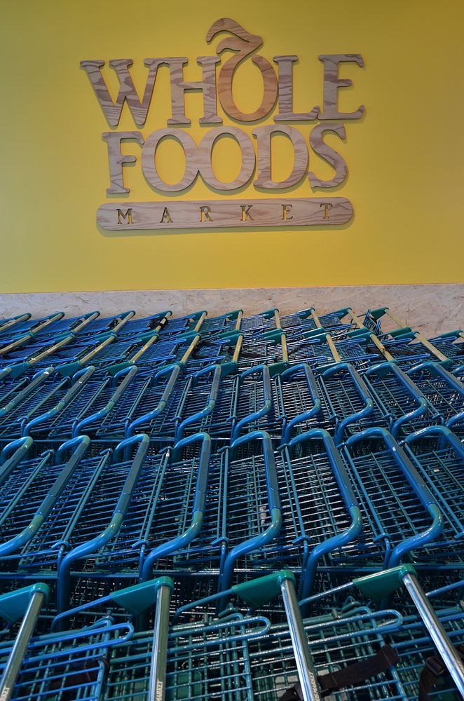 Whole Foods Market, shopping carts. Location unknown - August 14, 2018